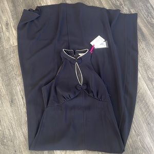 Julie Brown nyc dress maxi black evening rhinestones women’s 6